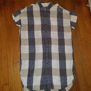 Plaid Shirt Dress sz XL from Old Navy